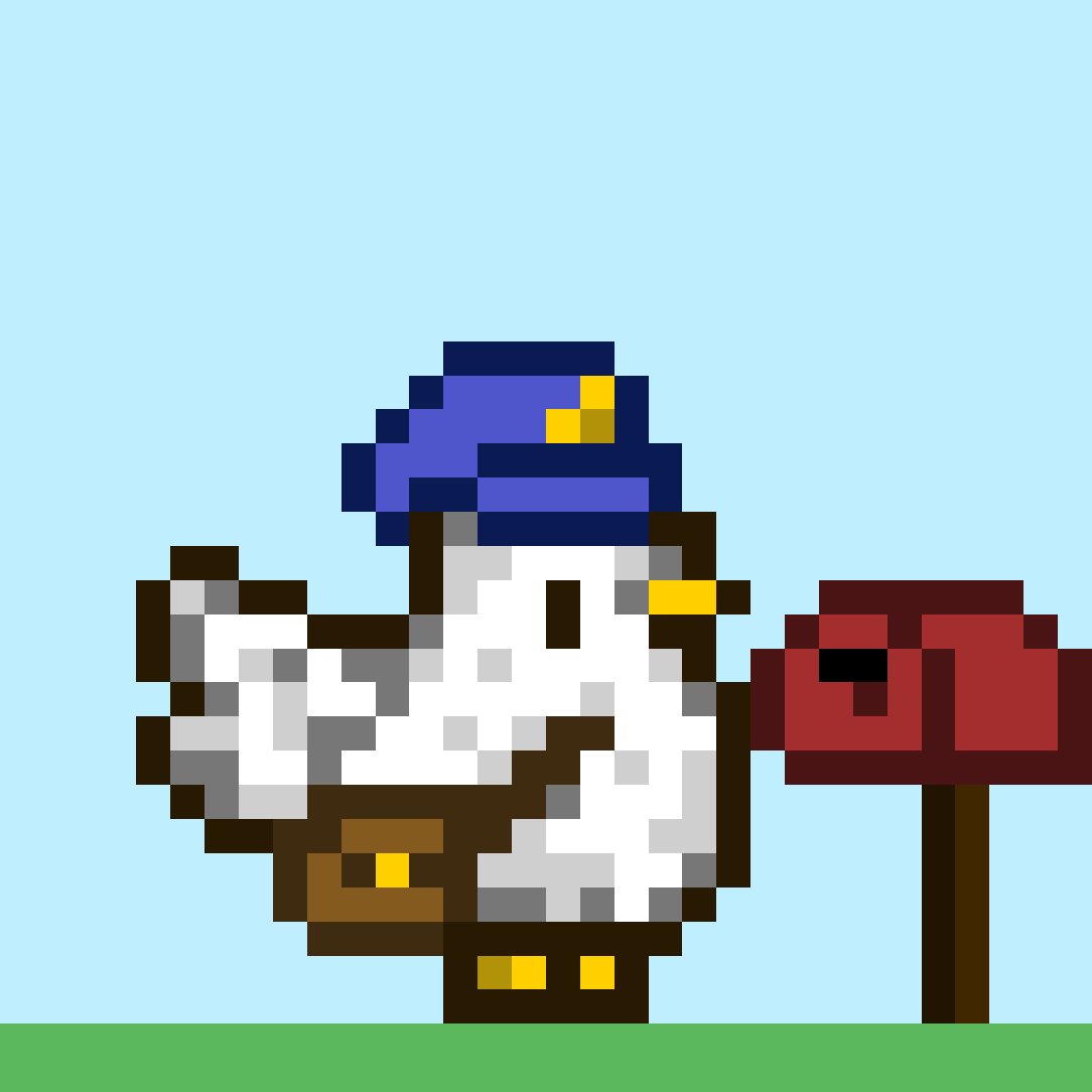 Chicken Mailbox